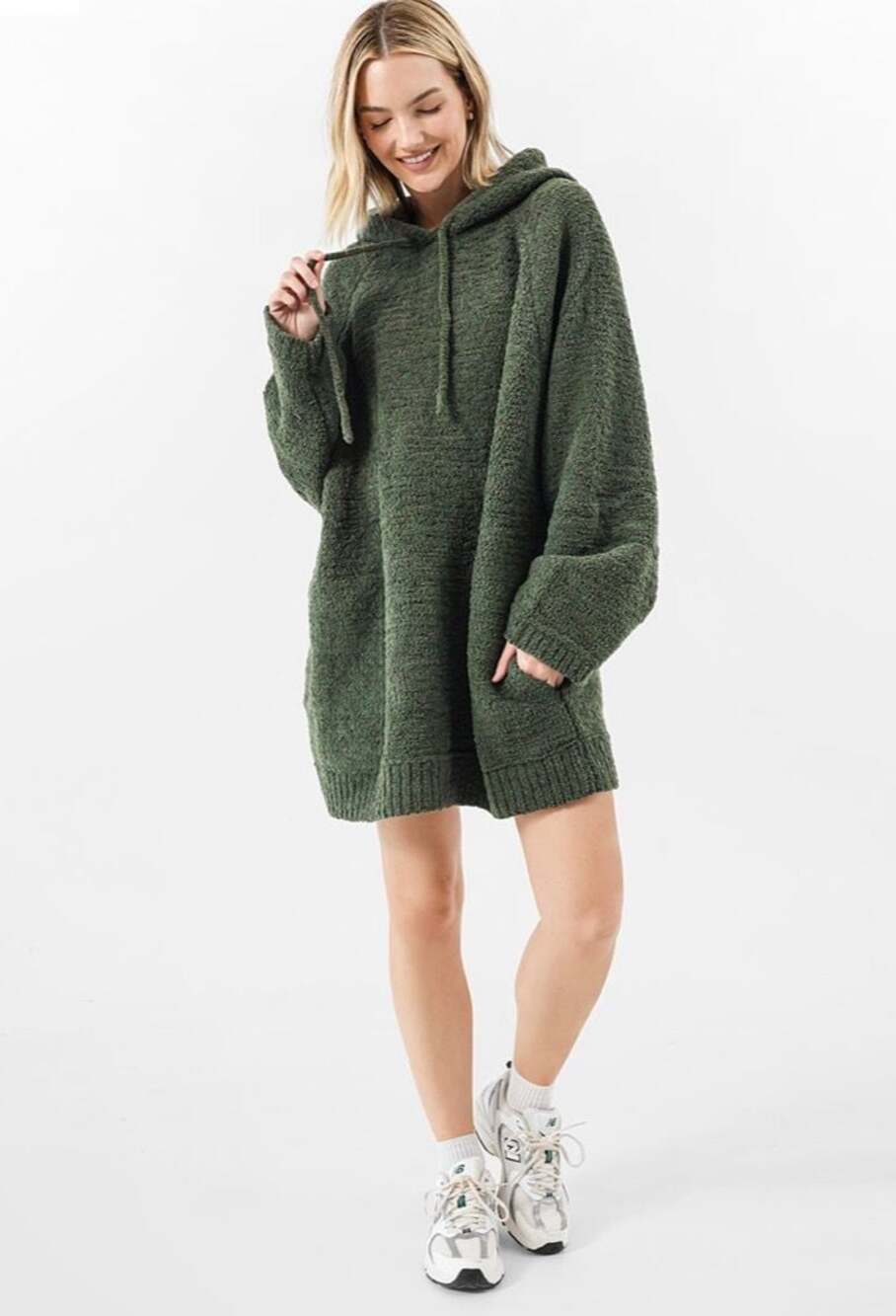 Sunday Citizen Snug Blanket Hoodie in Moss